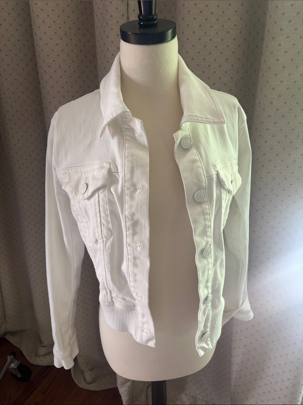 CAbi White Women's Denim Jacket